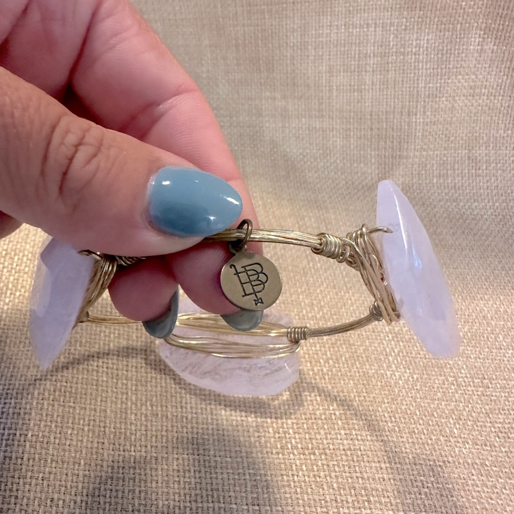 Bourbon and Boston’s Bangle with Clear and White Stones